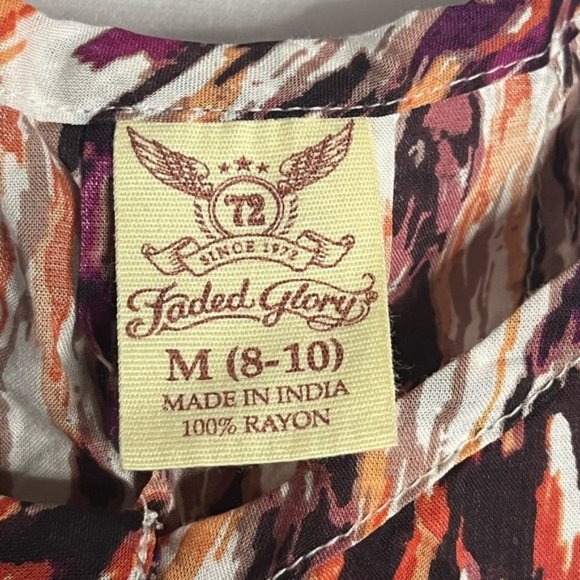 Womens faded glory blouse size M (8-10) - Picture 3 of 3